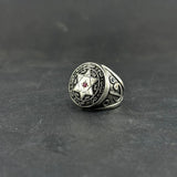 Seal of Solomon Ring for Men, Sterling Silver Talisman Jewelry, Protection Signet Ring, Esoteric Spiritual Gift, Islamic Calligraphy Ring