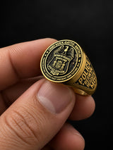 Custom U.S. Police Department Ring – Personalized Officer Badge Jewelry