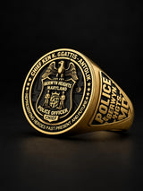 Custom U.S. Police Department Ring – Personalized Officer Badge Jewelry