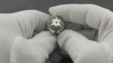 Seal of Solomon Ring for Men, Sterling Silver Talisman Jewelry, Protection Signet Ring, Esoteric Spiritual Gift, Islamic Calligraphy Ring